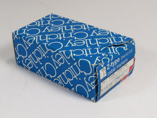 Critchley 11521808 Grey Cable Marker #8 Z7 Chevron Cut 900-Pack  NEW