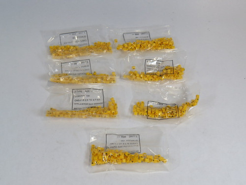 Critchley 06161404 Yellow Cable Marker #4 Z11 Straight Cut 700-Pack  NEW