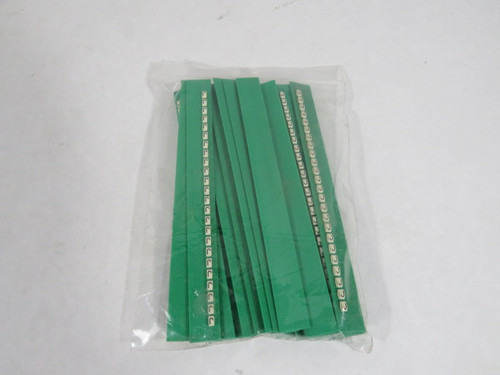 Grafoplast 117MJJBW Trasp Wire Marker "J" Approx 20/Strip Lot of 30  NOP