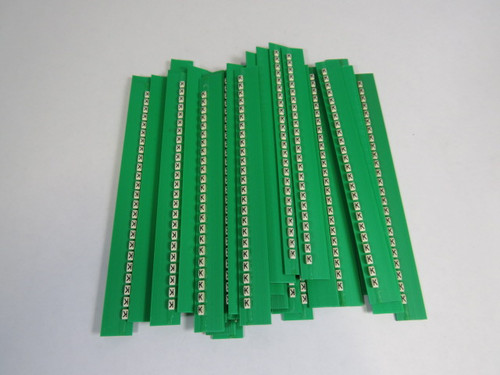 Grafoplast 117MKKBW Trasp Wire Marker "K" Approx 20/Strip Lot of 30  NOP