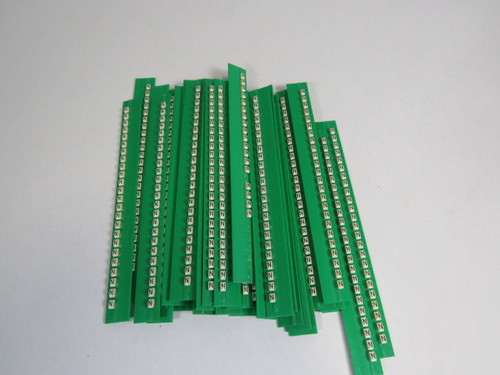 Grafoplast 117MNNBW Trasp Wire Marker "N" Approx 20/Strip Lot of 32  NOP