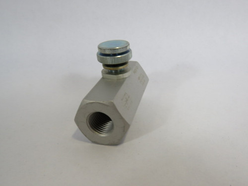 Festo GRO-1/4 2109 U408 Flow Control Valve 0-10BAR 350l/min USED