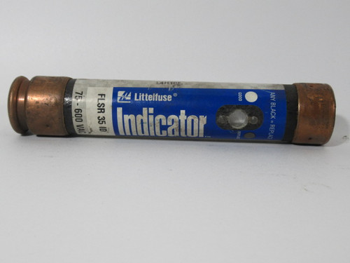 Littelfuse FLSR-35-ID Time Delay Indicator Fuse 35A 75-600VAC USED