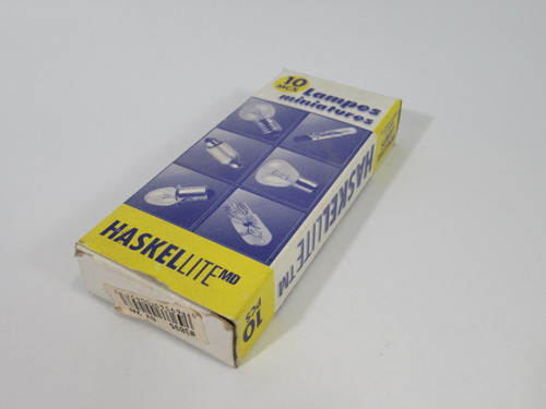 HaskelLite 3895 Miniature Bulb 2W 6V Lot of 10 ! NEW !