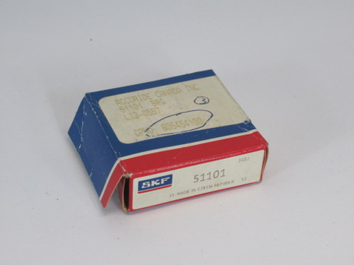 SKF 51103 Single Direction Thrust Bearing 26mm OD 12mm Bore 9mm H NOP