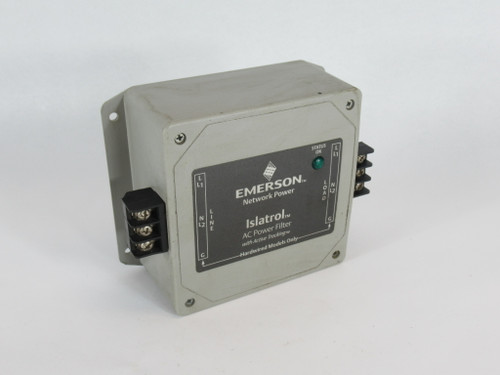 Emerson IC+107 AC Power Filter 120V 50/60Hz 7.5A USED