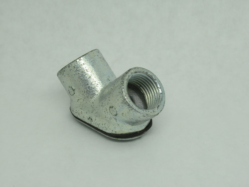 Appleton FFL-50 Threaded 90-Degree Pulling Elbow Raintight 1/2" NOP