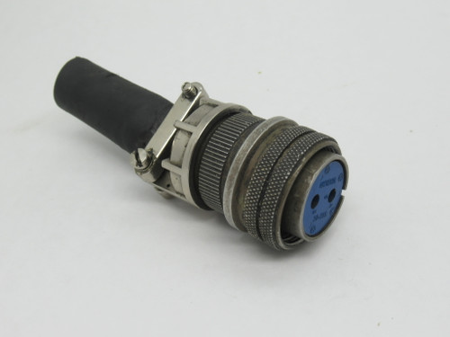Amphenol 97-3106A-20-23S Circular Connector Assembly 2-Pin Female USED