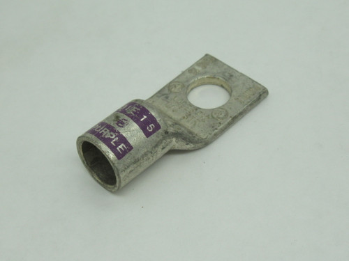 Burndy YAL28T12 Compression Lug 4/0 AWG 1/2" Stud Purple SHELF WEAR NOP