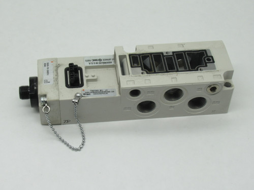 SMC VQ4000-PW-DAK00314 Solenoid Subplate 3/8" Port USED