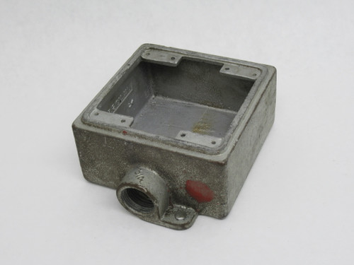 O-Z/Gedney FS-2-75 Gray Iron Device Box USED