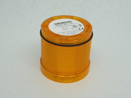 Siemens 8WD4400-1AD Continuous Light Element Amber/Yellow 230V 5W 70mm D USED