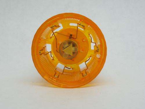 Siemens 8WD4400-1AD Continuous Light Element Amber/Yellow 230V 5W 70mm D USED