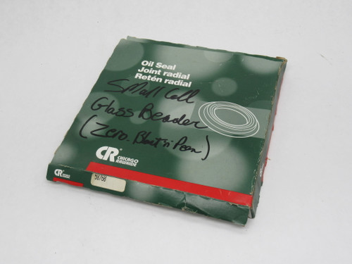 Chicago Rawhide 58760 Oil Seal 7.5" OD 5.875" ID 0.5" W SHELF WEAR NEW