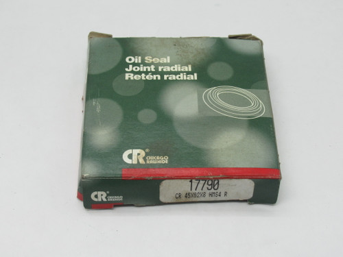 Chicago Rawhide 17790 Oil Seal 62mm OD 45mm ID 8mm W SHELF WEAR NEW