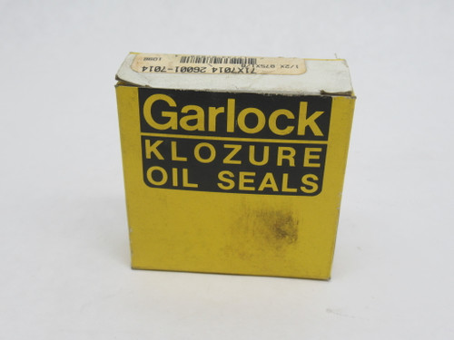 Garlock 71X7014-26001-7014 Oil Seal 0.875" OD 0.5" ID 0.125" W SHELF WEAR NEW
