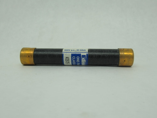 Edison KOS15 One-Time Fuse Class K5 15A 600VAC USED