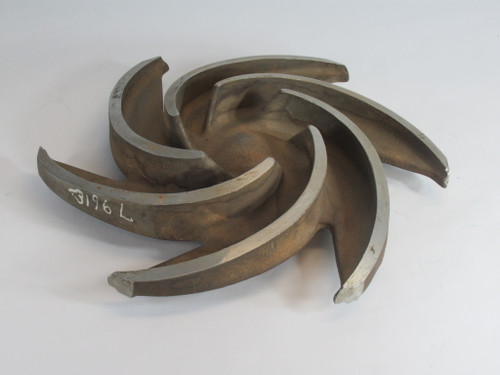 PDI 96M0785 2253 6-Vane Impeller for 3196L Pump 13" Diameter USED
