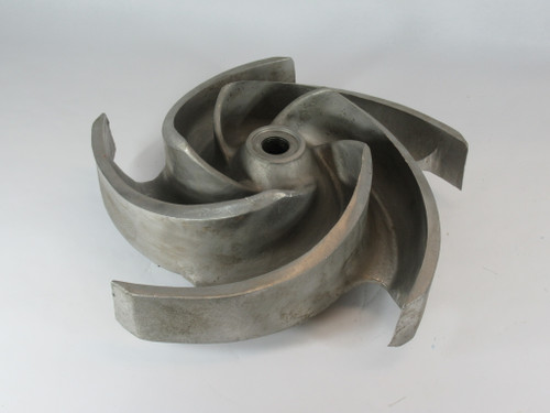 Goulds Pumps 57585 5-Vane Stainless Steel Impeller 4x6x14 13.5" OD USED