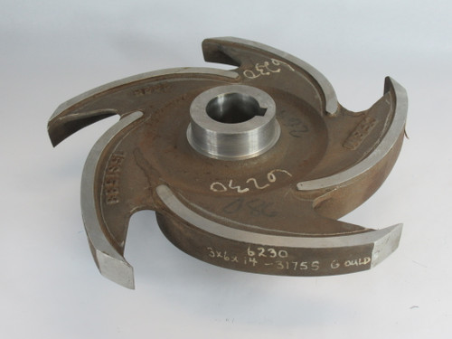 Goulds Pumps 6230 5-Vane Impeller for 3175S Pump 3x6x14 SHELF WEAR NOP