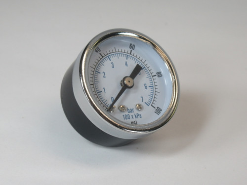 UCI SAD1501-100 Dry Pressure Gauge 0-100 psi 1.5" Diameter 1/8" NPT CBM NEW