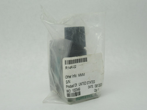 Numatics R14R-02 Pressure Regulator w/o Gauge 1/4" NPT SHELF WEAR NWB