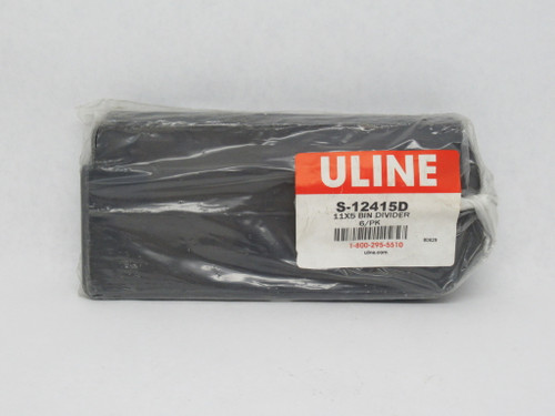 Uline S-12415D Bin Divider 11x5" 6-Pack *HOLEY BAG* NWB