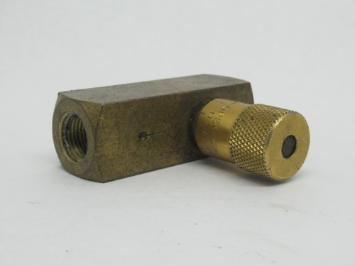 Deltrol EF25B In-Line Flow Control Valve 3/8" NPTF 2000 psi USED