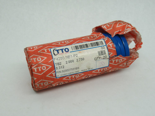 TTO F4280-NB1-P2 Oil Seal 2x2.75x0.312" 20-Pack RIPPED PACKAGE NEW