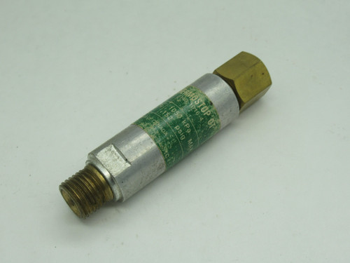 Air Liquide 0140-1016-4 Oxygen Flashback Arrestor 9/16" 152 psig USED