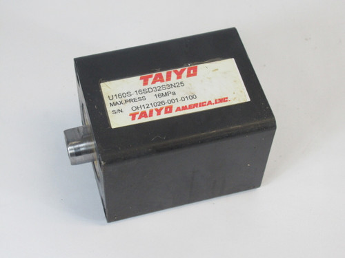 Taiyo U160S-16SD32S3N25 Hydraulic Cylinder 32mm Bore 25mm Stroke 16 MPa NOP