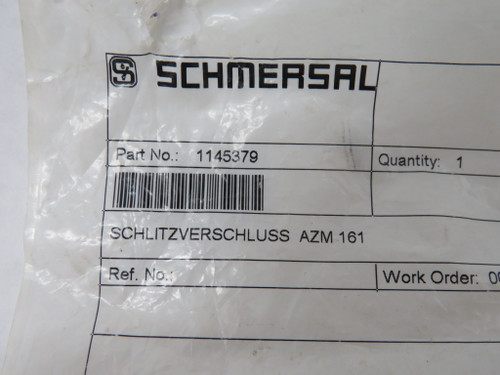 Schmersal 1145379 AZM 161 Slot Sealing Plug OPEN BAG NWB