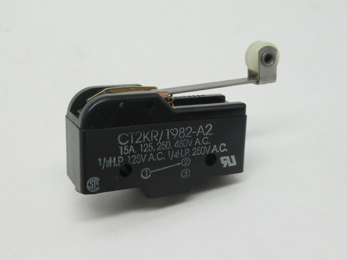 Burgess CT2KR/1982-A2 Snap Action Limit Switch 15A 125/250/480V 1/8HP 125V NOP