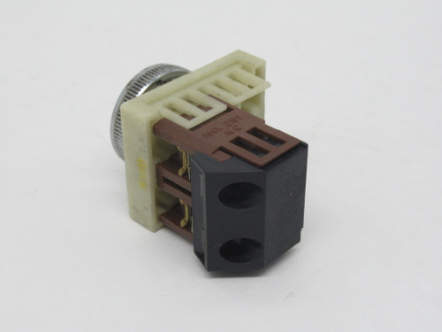 Fuji Electric AH25-FR01 Momentary Flush Push Button 250V 6A 1NC Red Cap USED