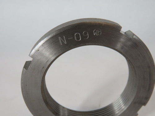 Whittet-Higgins N09 Bearing Locknut 1.767-18 Thread 2.536"OD 0.448"W NOP