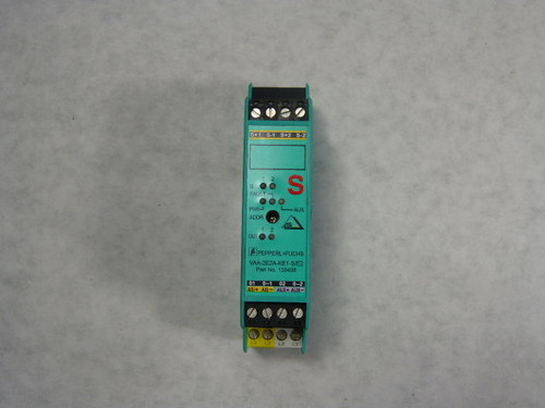 Pepperl+Fuchs VAA-2E2A-KE1-S/E2 AS-Interface Safety Module 26.5-31.6VDC USED