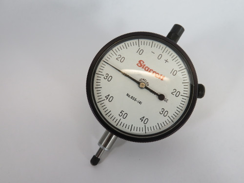 Starrett 655-141J Drop Style Dial Indicator 0-.250"Range 0-50-0 SHELF WEAR NOP