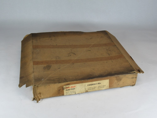 Rexnord C2080H-1 RIV Riveted Roller Chain 2" Pitch 10' Length SHELF WEAR NEW