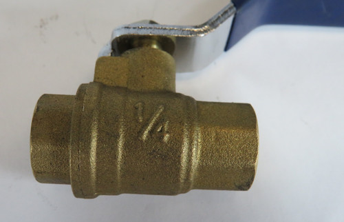 IRP BALL-.25 Brass Ball Valve 1/4"FNPTx1/4"FNPT 600 WOG SHELF WEAR NOP