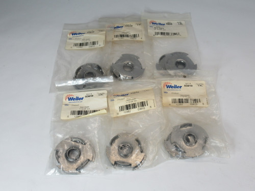 Weiler 03810 Metal Adapter 2" to 5/8" Arbor Hole Lot of 6 Pairs NWB