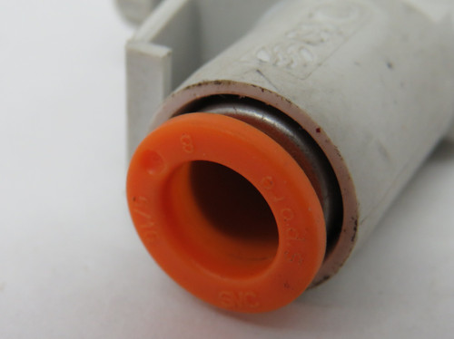 SMC AS2052F-09 In-Line Speed Control Valve 5/16" 8mm Tube USED