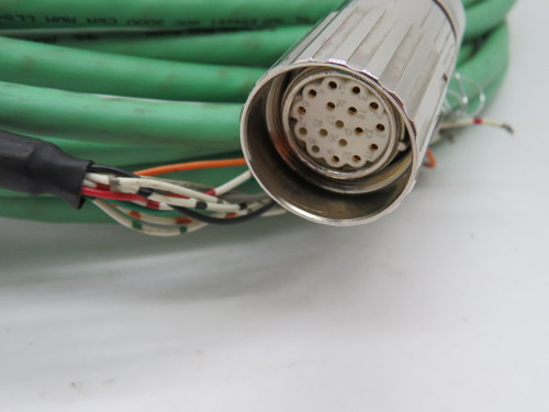 Electrozad Supply BCI-PUR-HR-XXFFMF-S-030 Servo Motor Cable 17 Pin 9m USED