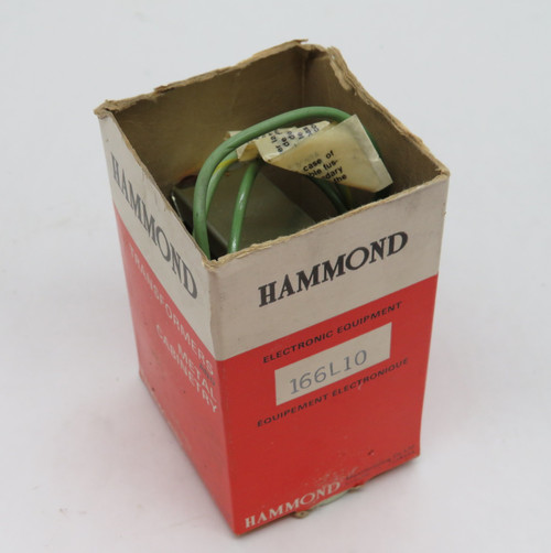 Hammond 166L10 Isolation Transformer 20VA Pri 115V Sec 10V 2A 1Ph BOX DMG NEW