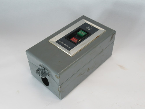 Allen-Bradley 609-BAW Series H Manual Starter 27A 600V NO COVER SCREW USED