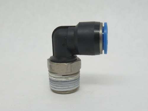 Festo 130937 QSL-B-1/2-12 Push-In L-Fitting R1/2" Thread 12mm Tubing OD USED