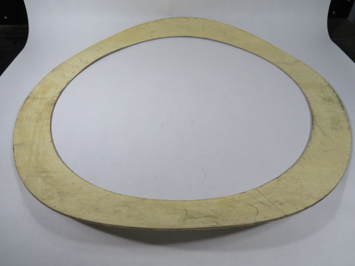Durlon Sealing 8400 Phenolic Fiber Gasket Gold 27-1/2"OD 22"ID 1/8"T NOP