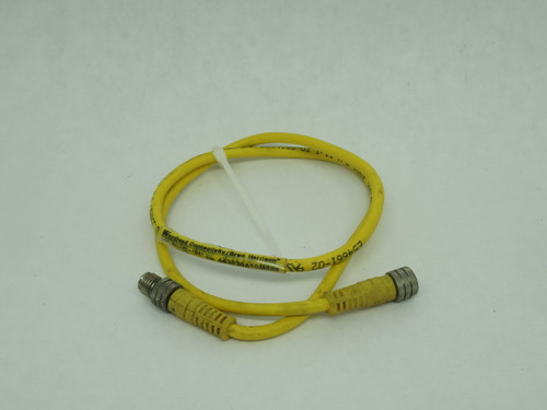 Woodhead 443030A10M006 Connector Cable 3-Pin 4A 60VAC 75VDC 0.6m L USED