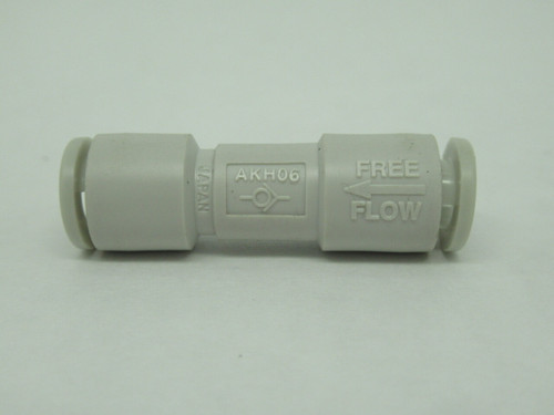 SMC AKH06-00 Straight Type Check Valve 6mm Tubing OD NOP