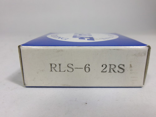 JAF RLS-6-2RS Retainer Type Ball Bearing 3/4" ID 1-7/8" OD 9/16" W NEW