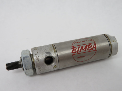Bimba 091-D Pneumatic Cylinder 1-1/16" Bore 1" Stroke USED